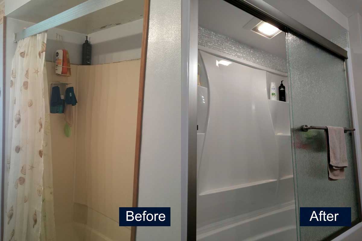 Shower Before & After