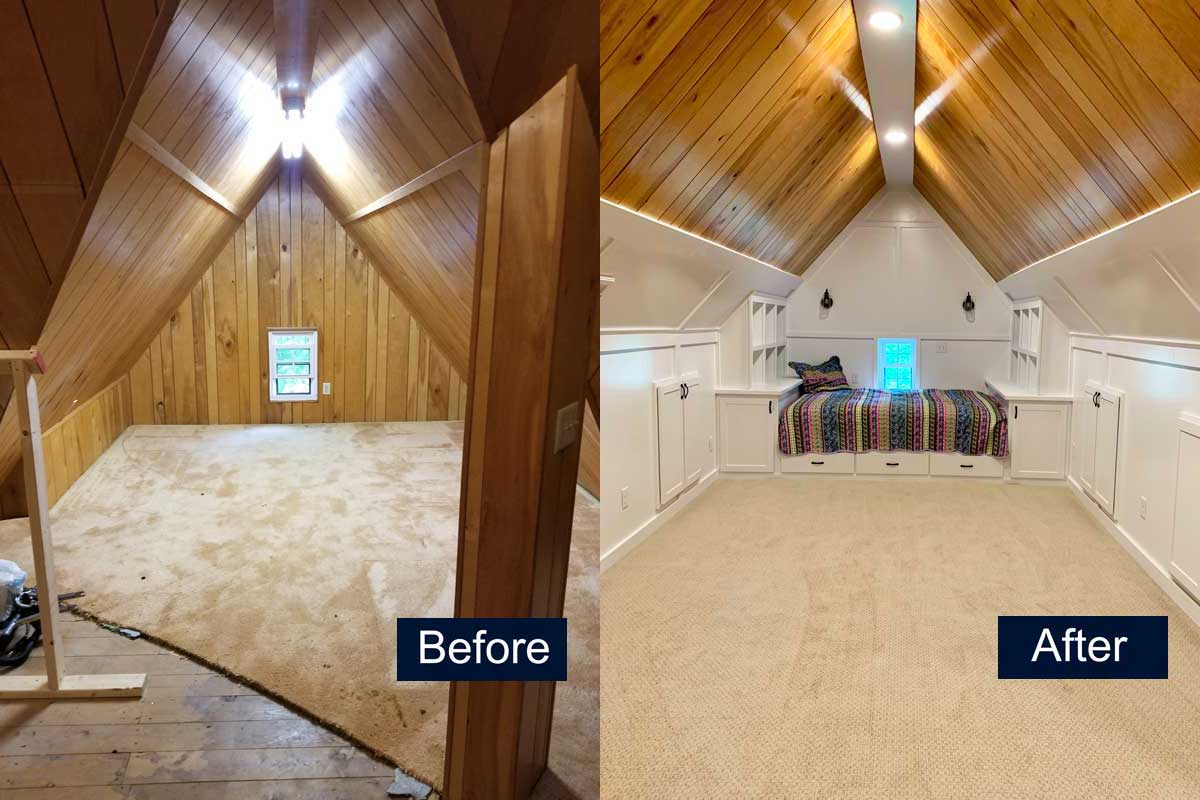 Bonus Room Before & After