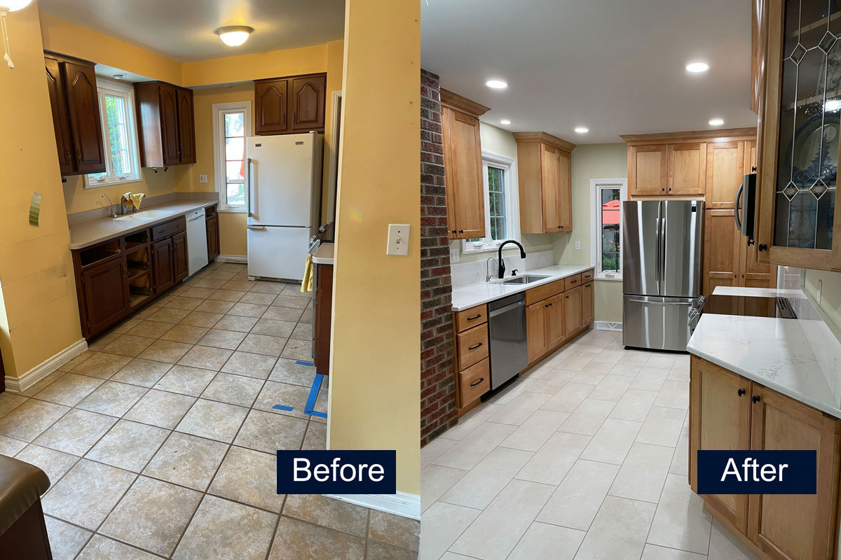 Kitchen Remodel Before & After