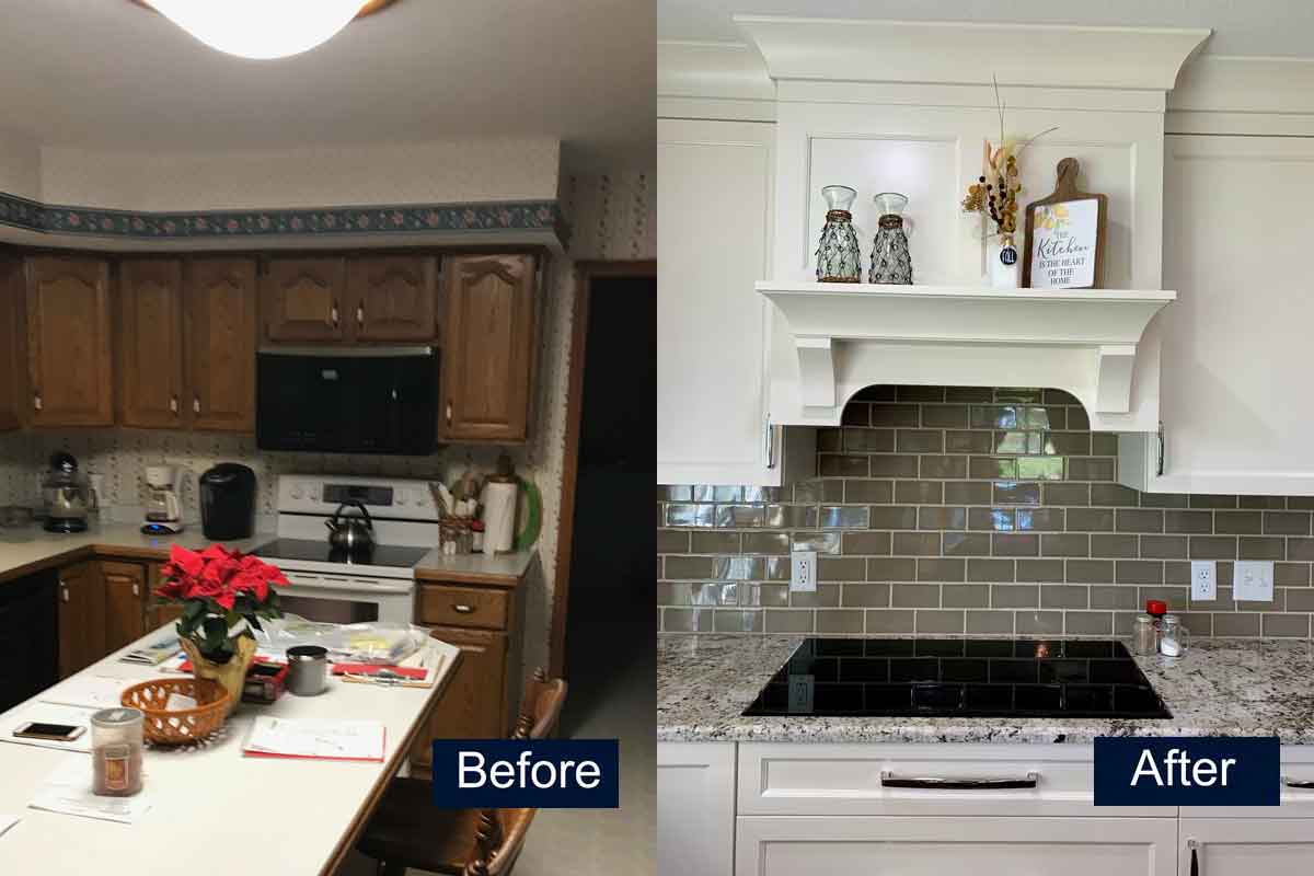 Kitchen Stovetop Before & After