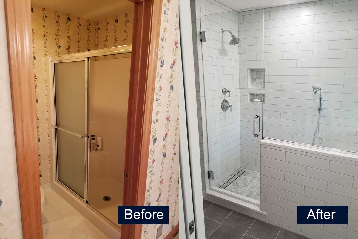 Complete Bathroom Remodel Before & After