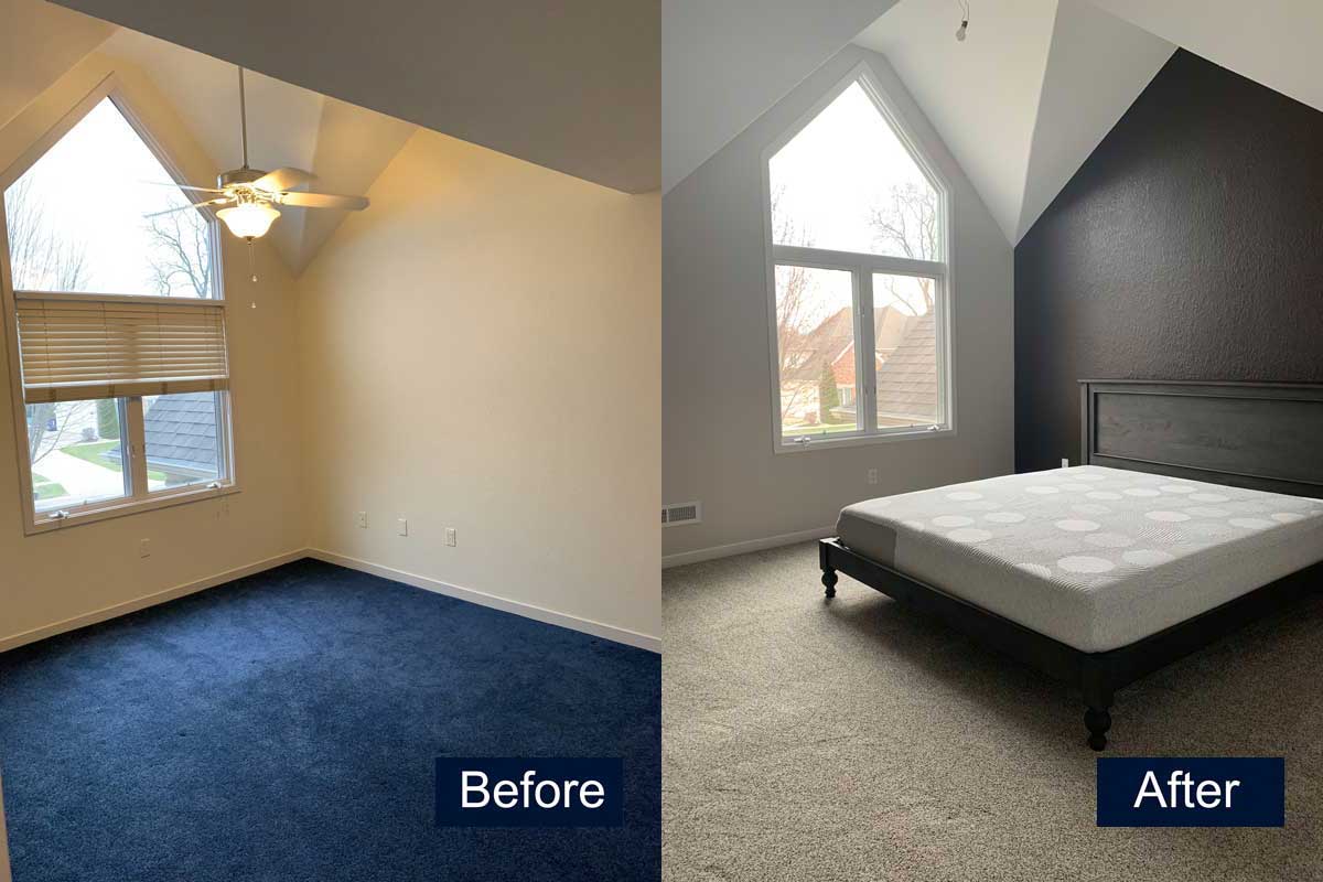 Master Bedroom Before and After